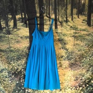 Silence and noise turquoise sundress